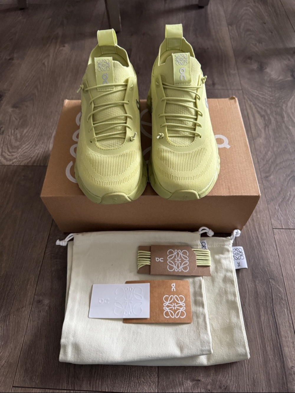 On Running Women’s Sneakers in Lime Green